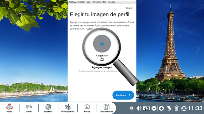 cargar foto