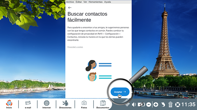 inicia sesión en tu cuenta de skype