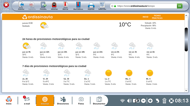 el tiempo para mi ciudad